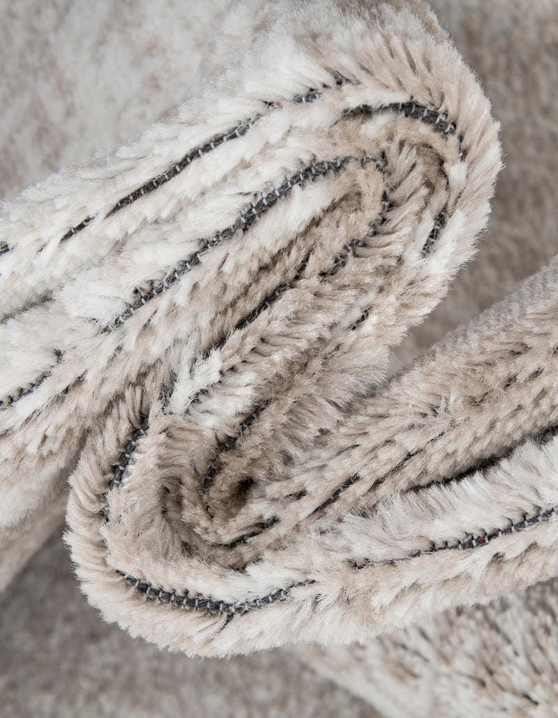Riviera Elegance Collection Area Rug -  Monaco (Beige) Round Beige  lifestyle 19