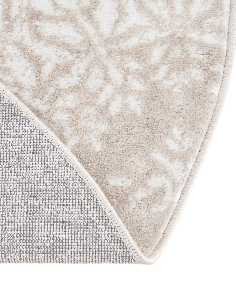 Riviera Elegance Collection Area Rug -  Monaco (Beige) Round Beige  lifestyle 21