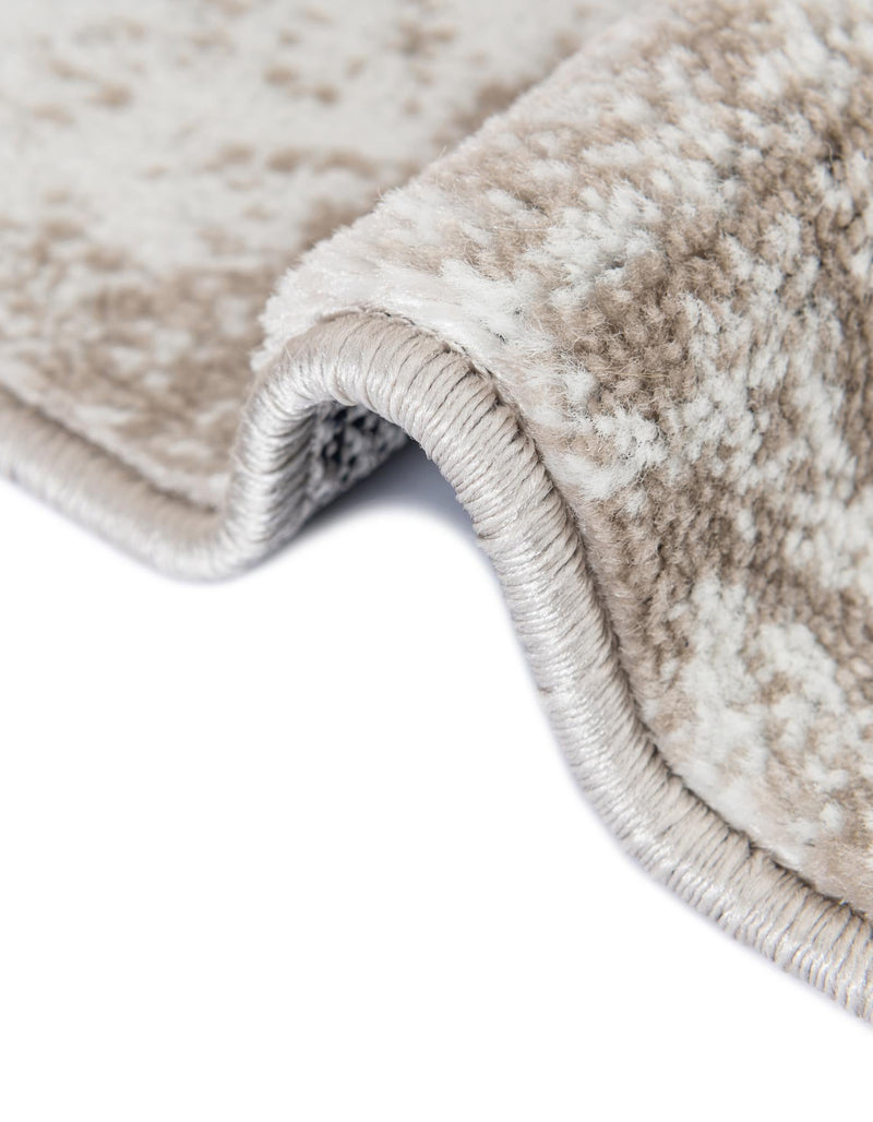 Riviera Elegance Collection Area Rug -  Monaco (Beige) Round Beige  lifestyle 23