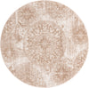 Riviera Elegance Collection Area Rug -  Monaco (Beige) Round Beige Main