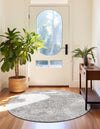 Riviera Elegance Collection Area Rug -  Monaco (Light Gray) Round Light Gray  lifestyle 17