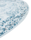 Riviera Elegance Collection Area Rug - Antibes (Light Blue) Round Light Blue  lifestyle 21