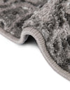 Riviera Elegance Collection Area Rug -  Nice Round Dark Gray  lifestyle 37