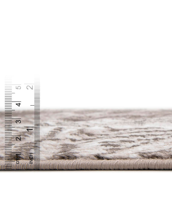 Riviera Elegance Collection Area Rug -  Nice Round Brown  lifestyle 13