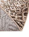 Riviera Elegance Collection Area Rug -  Nice Round Brown  lifestyle 21