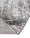 Riviera Elegance Collection Area Rug -  Grasse Round Dark Gray  lifestyle 85