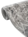 Riviera Elegance Collection Area Rug -  Grasse Round Dark Gray  lifestyle 37