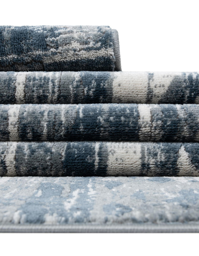 Cascade Range Collection Area Rug - Hood (Blue Gray) Square Blue Gray  lifestyle 31