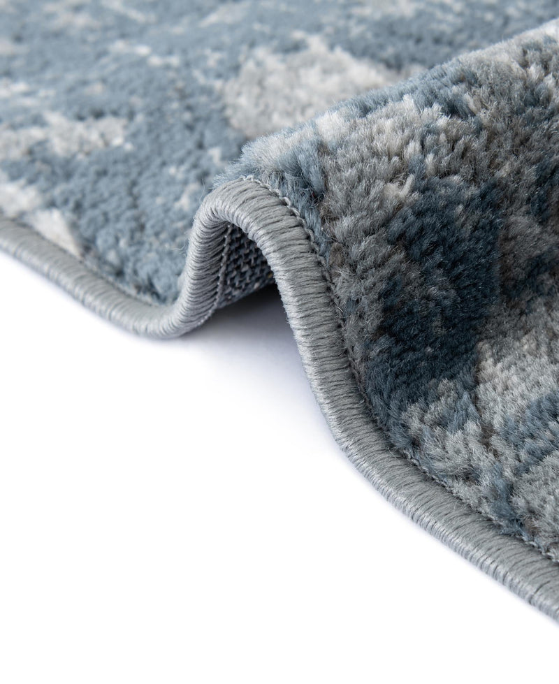 Cascade Range Collection Area Rug - Hood (Blue Gray) Rectangle Blue Gray  lifestyle 14