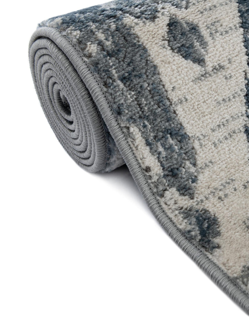 Cascade Range Collection Area Rug - Hood (Blue Gray) Rectangle Blue Gray  lifestyle 16