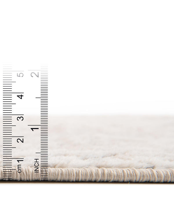 Cascade Range Collection Area Rug -  Rainier Round Ivory  lifestyle 5
