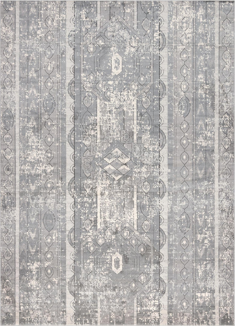 Cascade Range Collection Area Rug -  Rainier Rectangle Gray  lifestyle 5