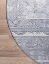 Cascade Range Collection Area Rug -  Rainier Round Gray  lifestyle 6