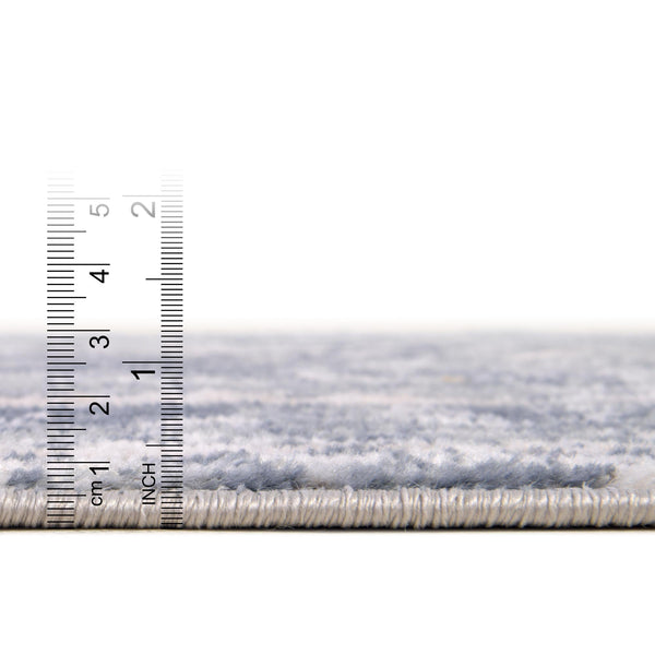 Cascade Range Collection Area Rug -  Rainier Square Blue  lifestyle 4