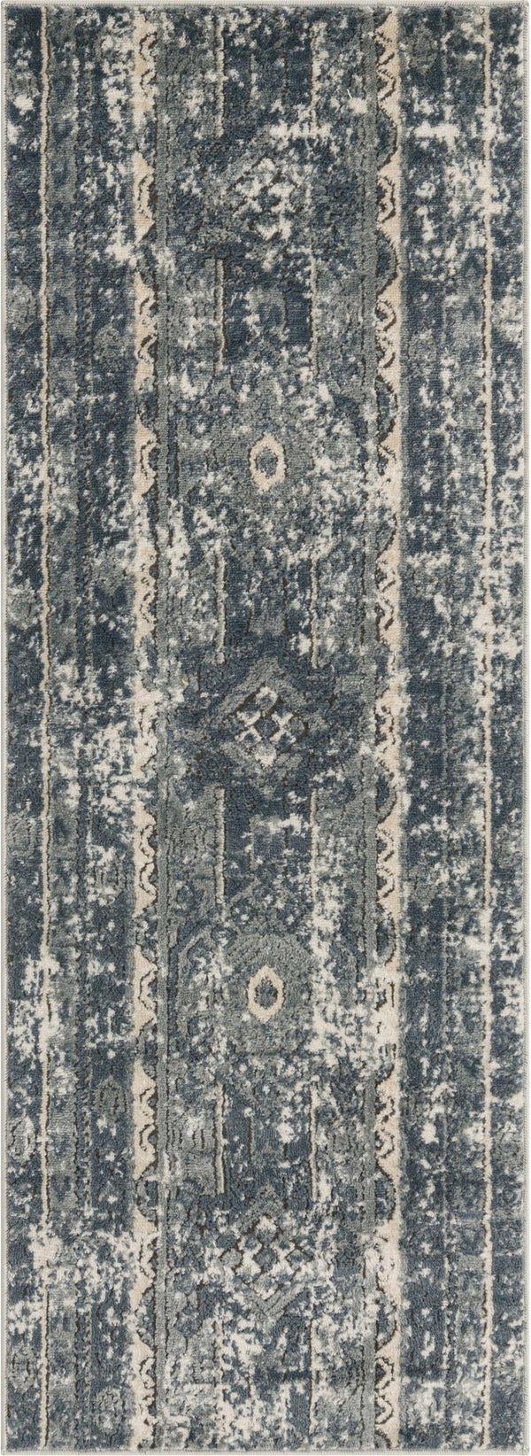 Cascade Range Collection Area Rug -  Rainier Runner Blue Main