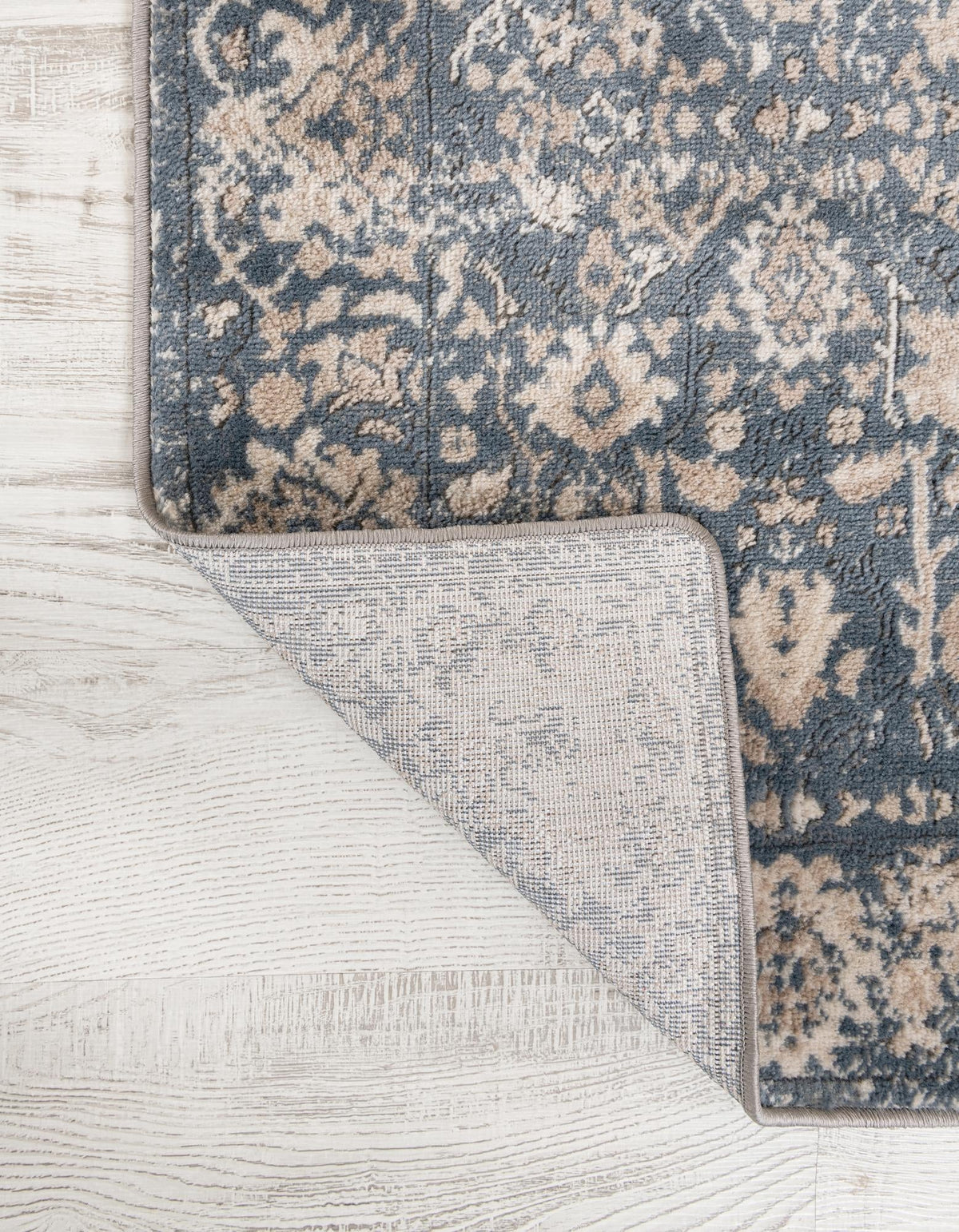 Cascade Range Collection Area Rug -  Shasta (Blue) Square Blue  lifestyle 51
