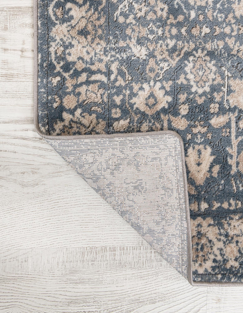 Cascade Range Collection Area Rug -  Shasta (Blue) Square Blue  lifestyle 51