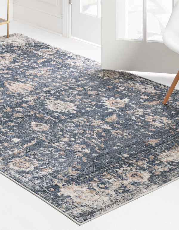 Cascade Range Collection Area Rug -  Shasta (Blue) Rectangle Blue  lifestyle 4