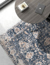 Cascade Range Collection Area Rug -  Shasta (Blue) Rectangle Blue  lifestyle 11