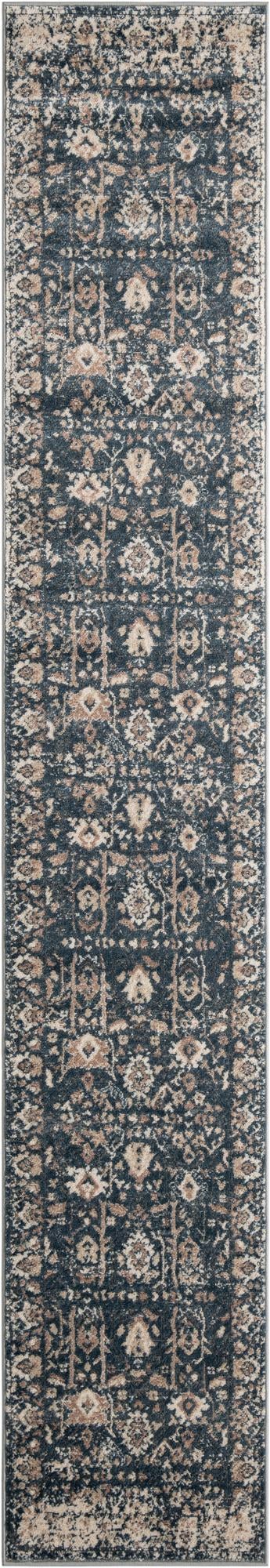 Cascade Range Collection Area Rug -  Shasta (Blue) Runner Blue Main