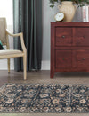 Cascade Range Collection Area Rug -  Shasta (Blue) Runner Blue  lifestyle 40