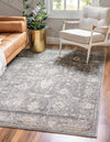 Cascade Range Collection Area Rug -  Shasta (Gray) Rectangle Gray  lifestyle 0