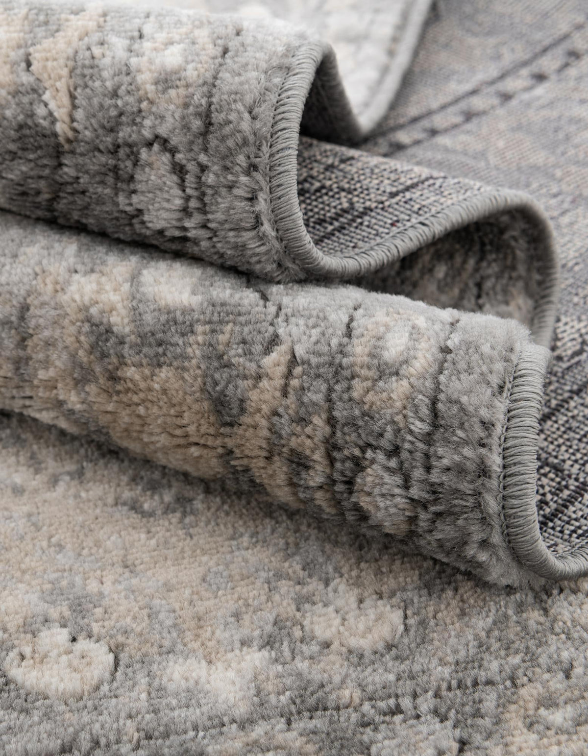 Cascade Range Collection Area Rug -  Shasta (Gray) Rectangle Gray  lifestyle 18