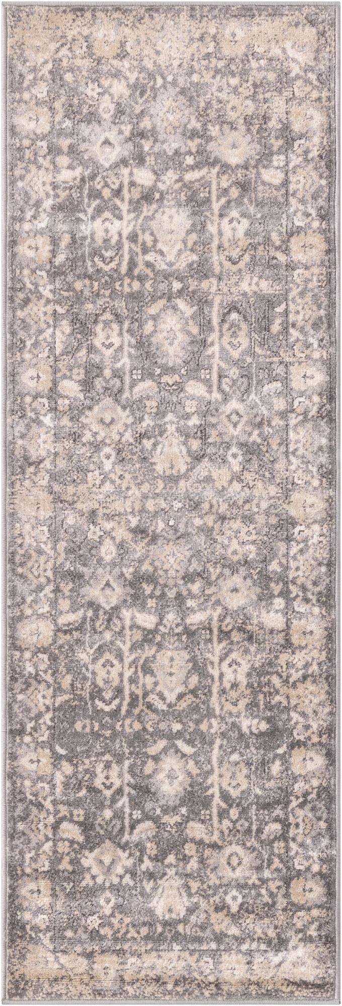 Cascade Range Collection Area Rug -  Shasta (Gray) Runner Gray Main