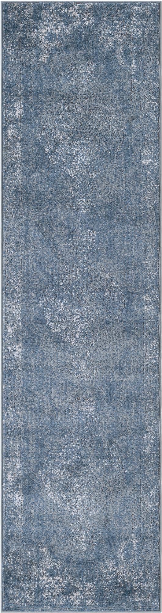 Cascade Range Collection Area Rug -  Adams Runner Blue  lifestyle 80