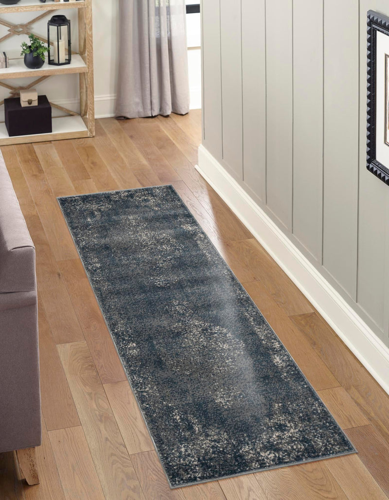 Cascade Range Collection Area Rug -  Adams Runner Blue  lifestyle 70