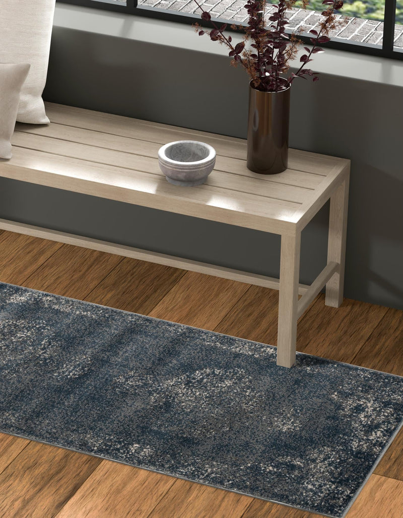 Cascade Range Collection Area Rug -  Adams Runner Blue  lifestyle 153