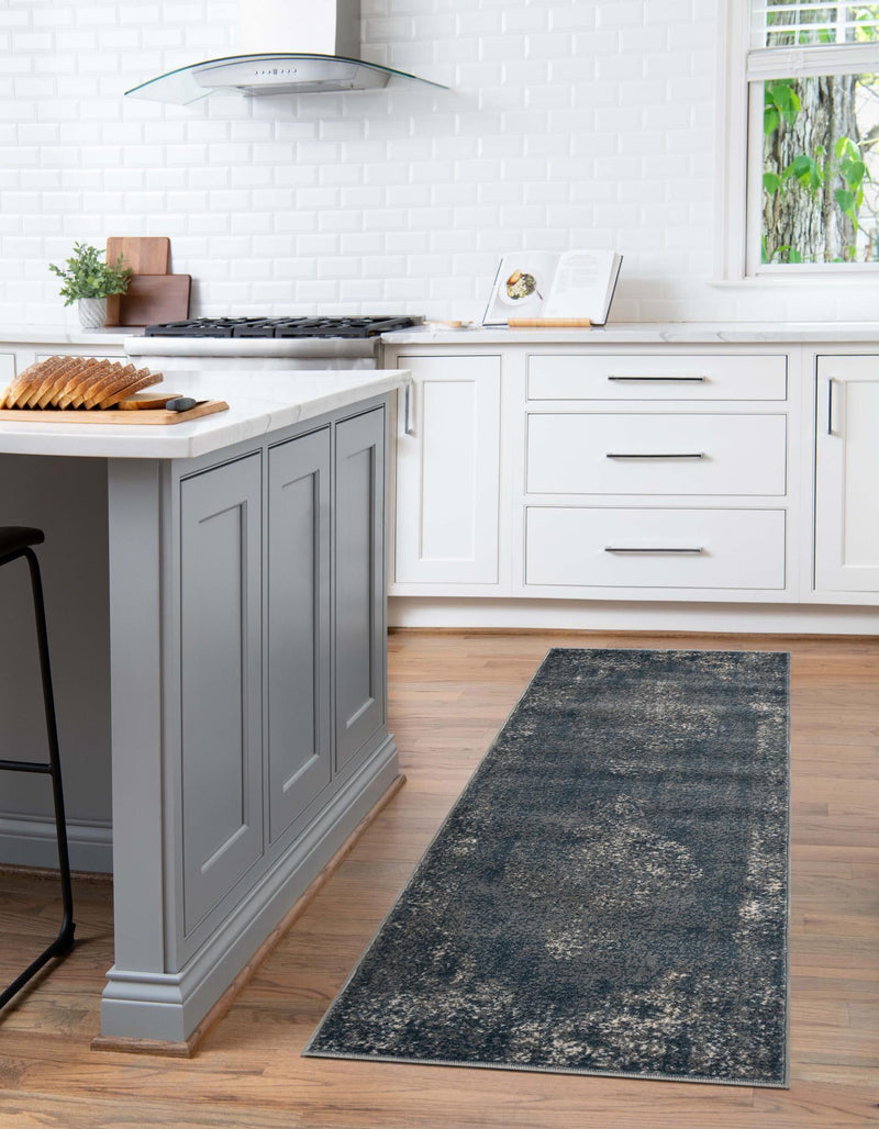 Cascade Range Collection Area Rug -  Adams Runner Blue  lifestyle 177