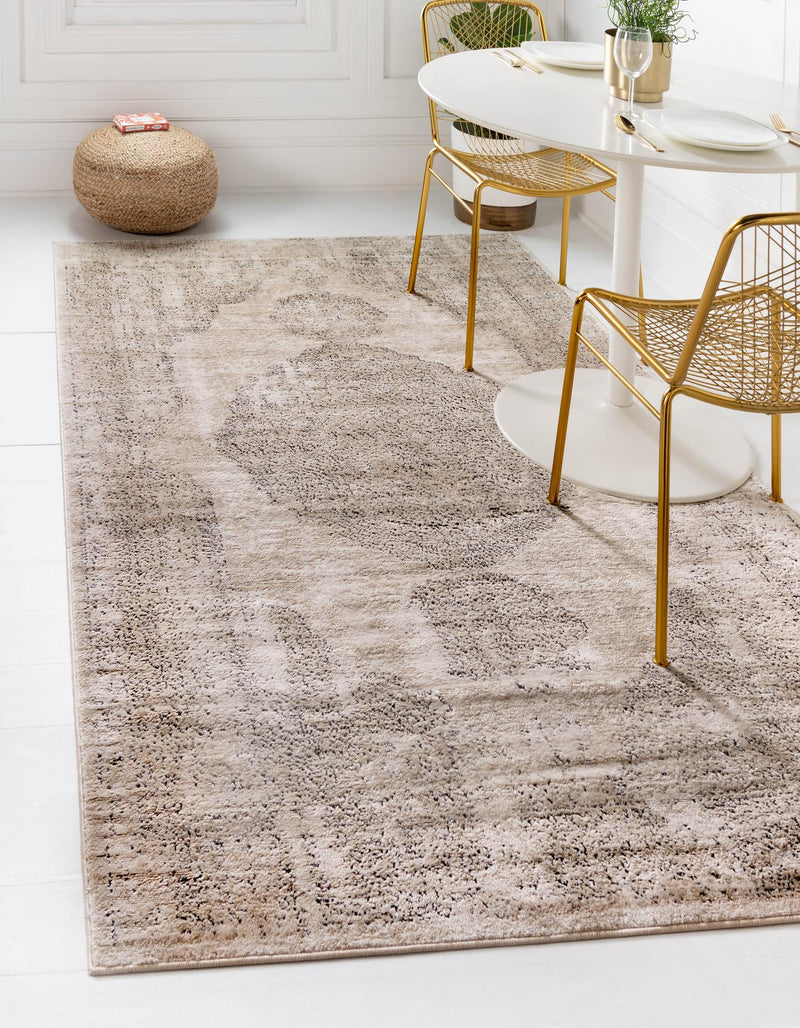 Cascade Range Collection Area Rug -  Adams Rectangle Ivory  lifestyle 0