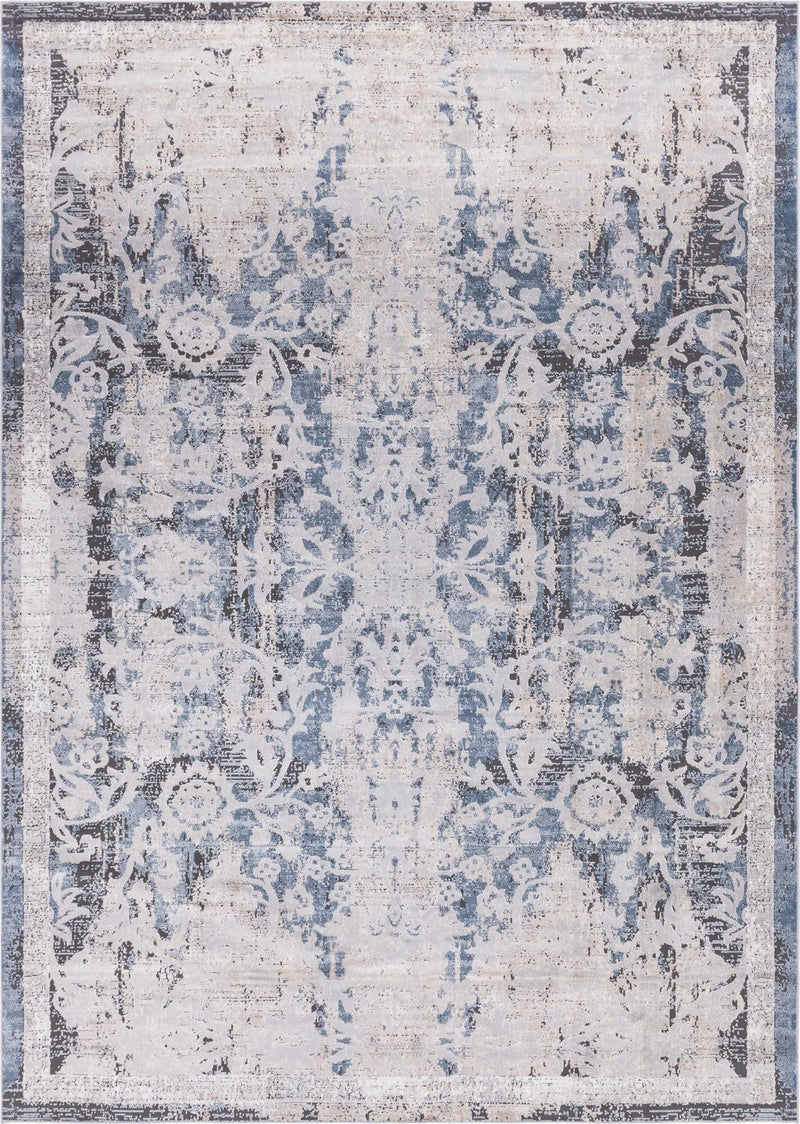 Cascade Range Collection Area Rug -  Helena Rectangle Navy Blue  lifestyle 5
