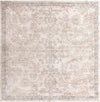 Cascade Range Collection Area Rug -  Helena Square Ivory  lifestyle 73