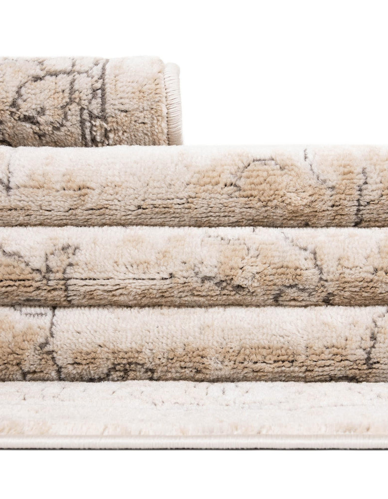 Cascade Range Collection Area Rug -  Helena Rectangle Ivory  lifestyle 65