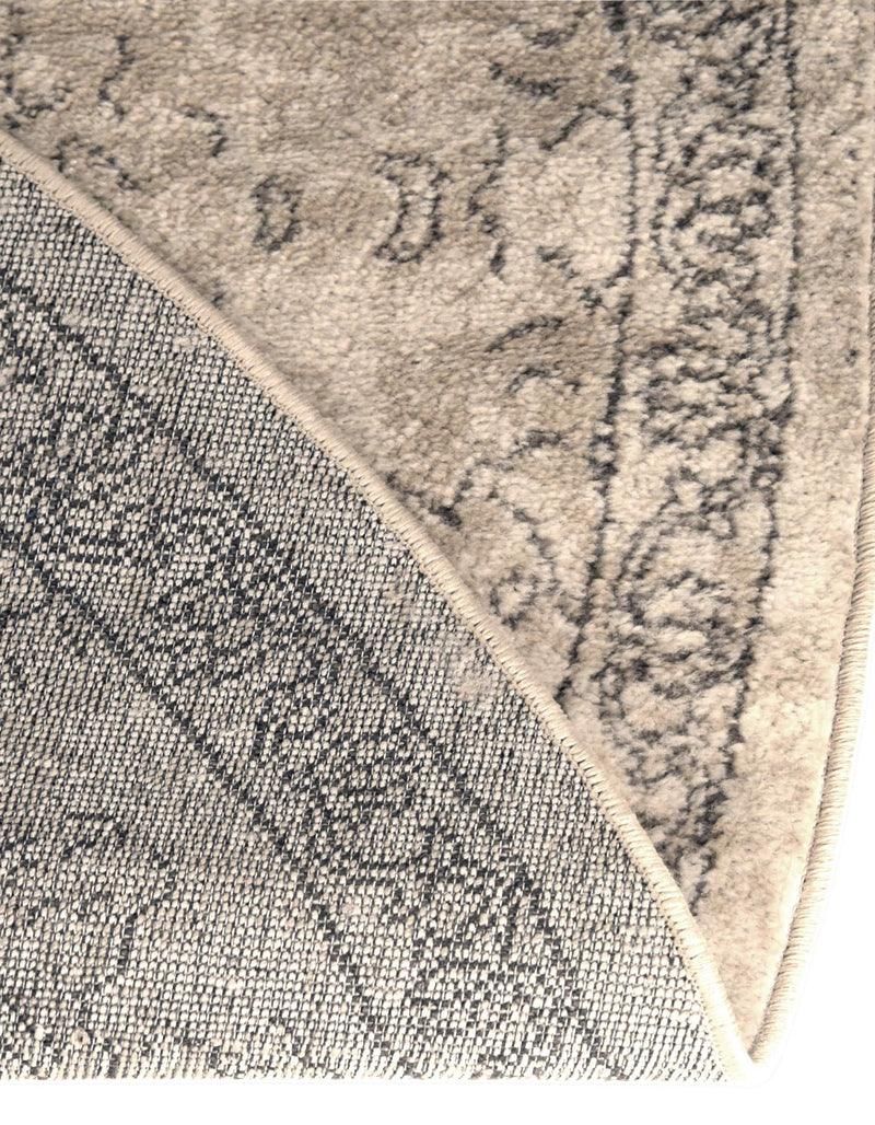 Cascade Range Collection Area Rug -  Helena Round Ivory  lifestyle 223