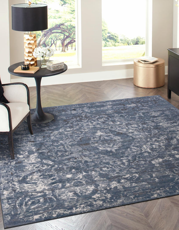 Cascade Range Collection Area Rug -  Jefferson Square Blue  lifestyle 69