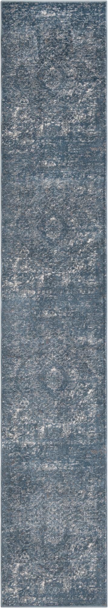 Cascade Range Collection Area Rug -  Jefferson Runner Blue  lifestyle 63