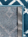 Marrakech Lattice Collection Area Rug - Medina (Blue) Runner Blue  lifestyle 42