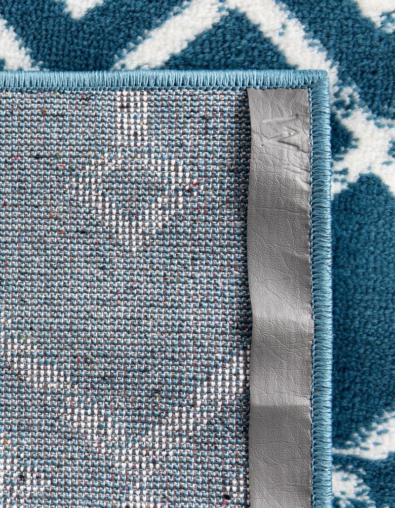 Marrakech Lattice Collection Area Rug - Medina (Blue) Runner Blue  lifestyle 42