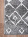 Marrakech Lattice Collection Area Rug - Medina (Gray) Rectangle Gray  lifestyle 25