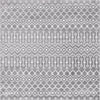 Marrakech Lattice Collection Area Rug - Medina (Gray) Square Gray Main