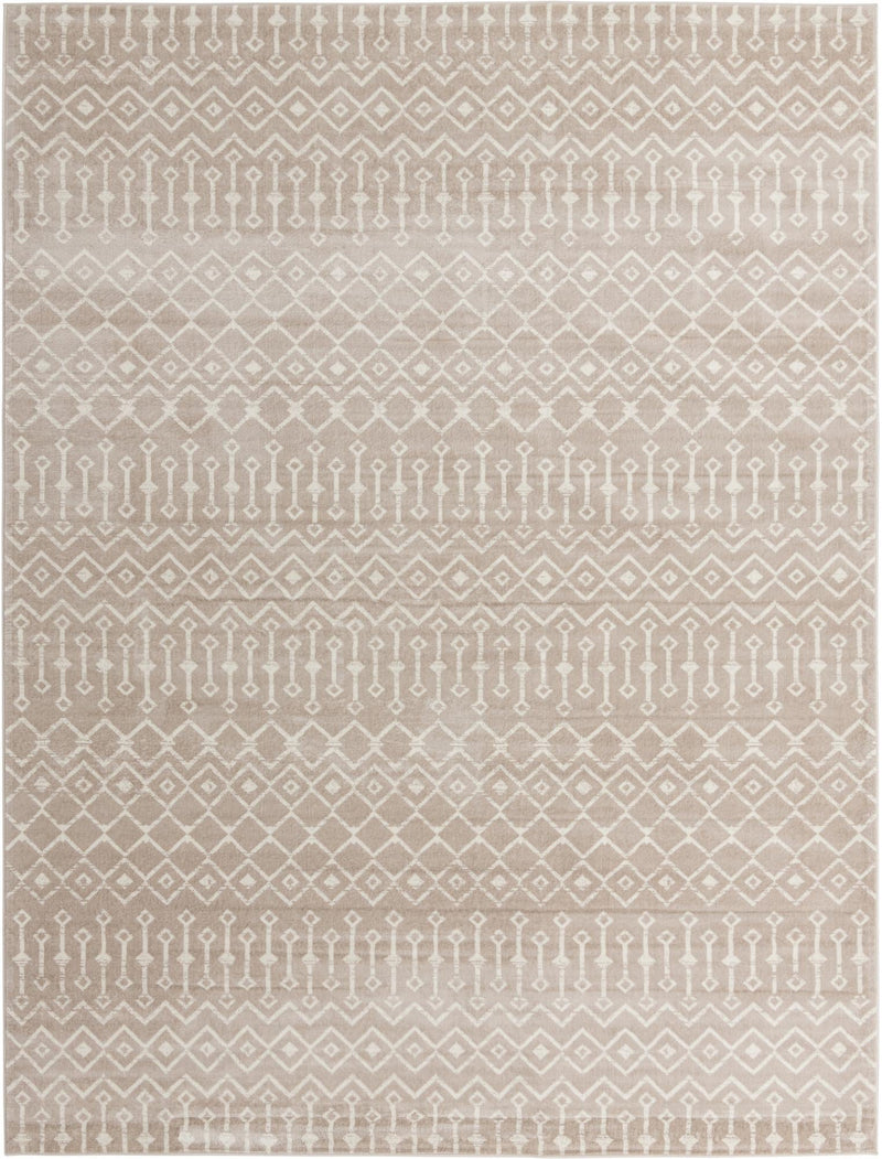 Marrakech Lattice Collection Area Rug - Medina (Beige) Rectangle Beige Main