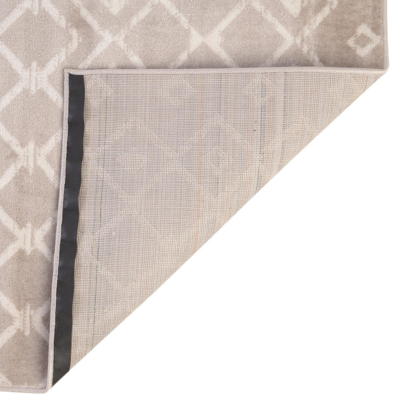 Marrakech Lattice Collection Area Rug - Medina (Beige) Runner Beige  lifestyle 45