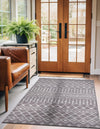 Marrakech Lattice Collection Area Rug - Medina (Light Gray) Rectangular Light Gray  lifestyle 5