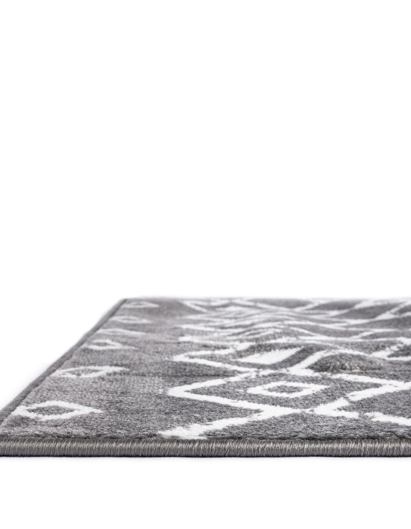 Marrakech Lattice Collection Area Rug - Medina (Light Gray) Rectangle Light Gray  lifestyle 31