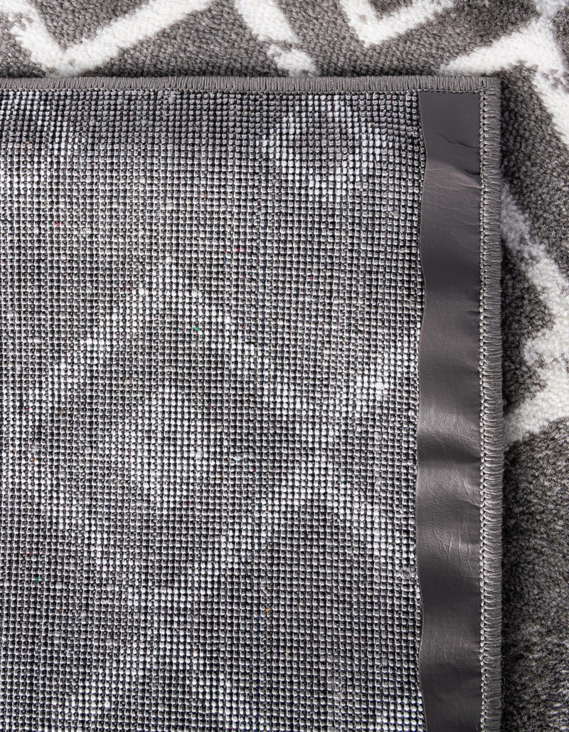 Marrakech Lattice Collection Area Rug - Medina (Light Gray) Runner Light Gray  lifestyle 11