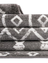 Marrakech Lattice Collection Area Rug - Medina (Light Gray) Runner Light Gray  lifestyle 18