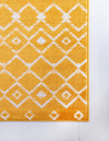 Marrakech Lattice Collection Area Rug - Medina (Yellow) Rectangle Yellow  lifestyle 11